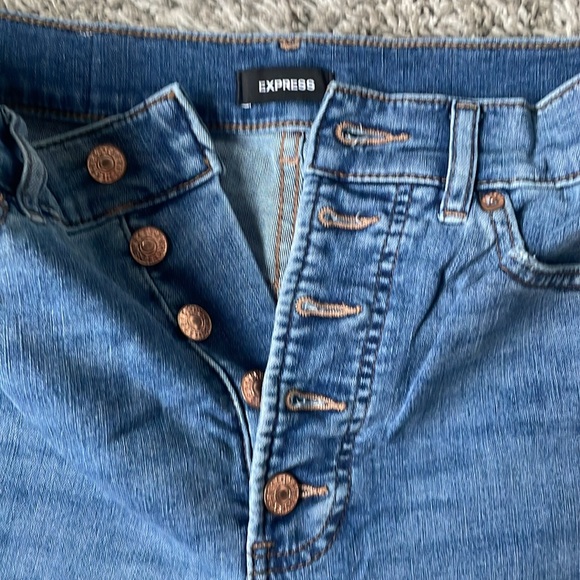 Express Super High Rise Bootcut Jeans - Picture 2 of 4